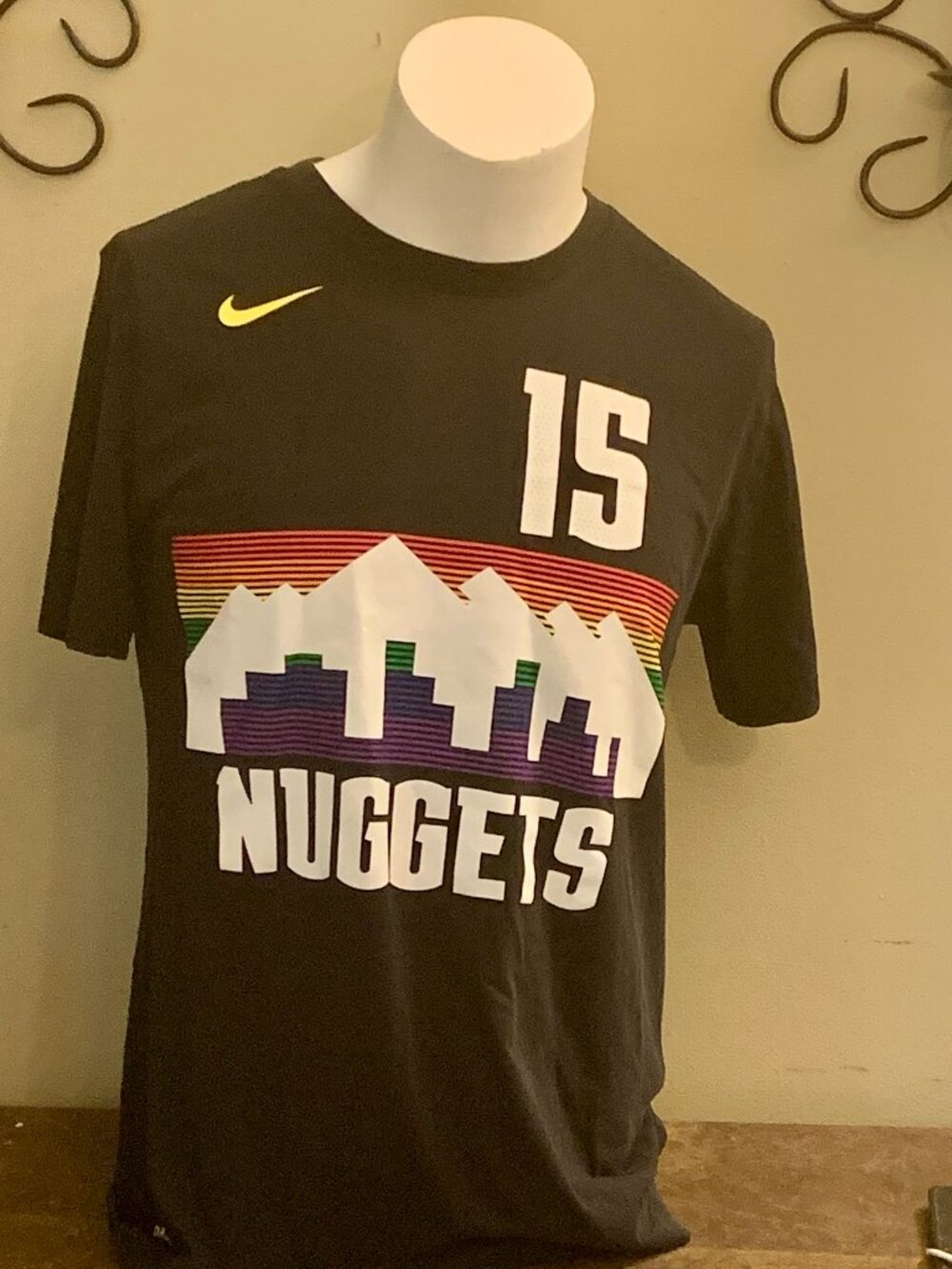 Nike Denver Nuggets Dri-Fit Men's Large Jokic T-shirt - Picture 1 of 4